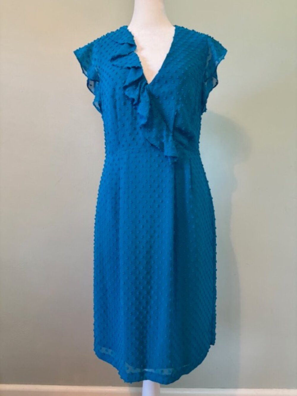 Nanette Lepore In My Dreams Dress in Turquoise Blue Size 4